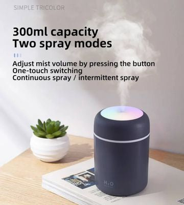 Portable 300ml Aroma Diffuser and Purifier Humidifier