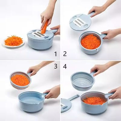 Multi-functional vegetable cutter